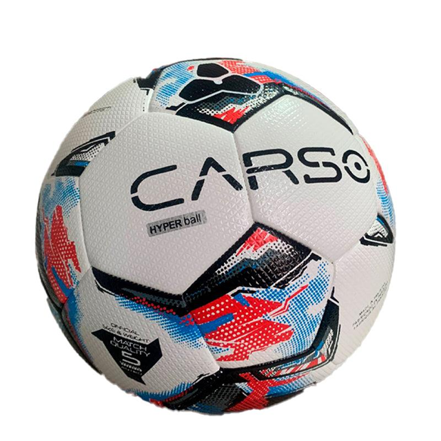 BALON DE FUTBOL HYPER CARSO ROJO/AZUL
