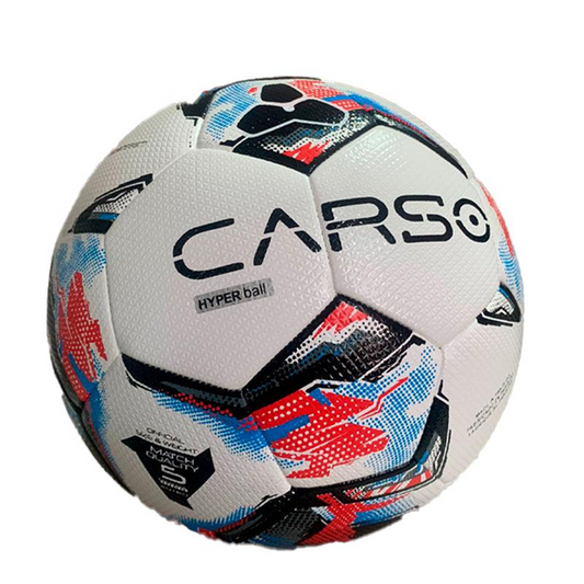BALON DE FUTBOL HYPER CARSO ROJO/AZUL